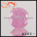 beautiful pink ice stone zircon gemstone